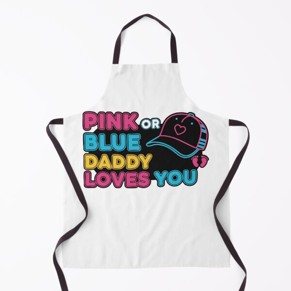 Item preview, Gender Reveal Pink Or Blue Daddy Loves You Baby designed and sold by LuminOrb.