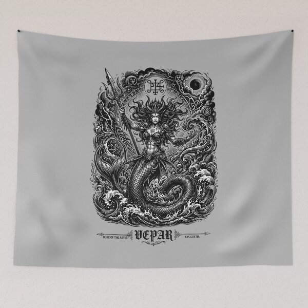 Item preview, Vepar Abyssal Empress Unleashed Illustration designed and sold by taiche.