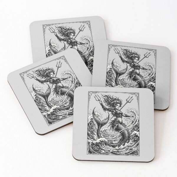 Item preview, Vepar Rising Queen of Tides Illustration designed and sold by taiche.