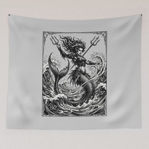 Item preview, Vepar Rising Queen of Tides Illustration designed and sold by taiche.