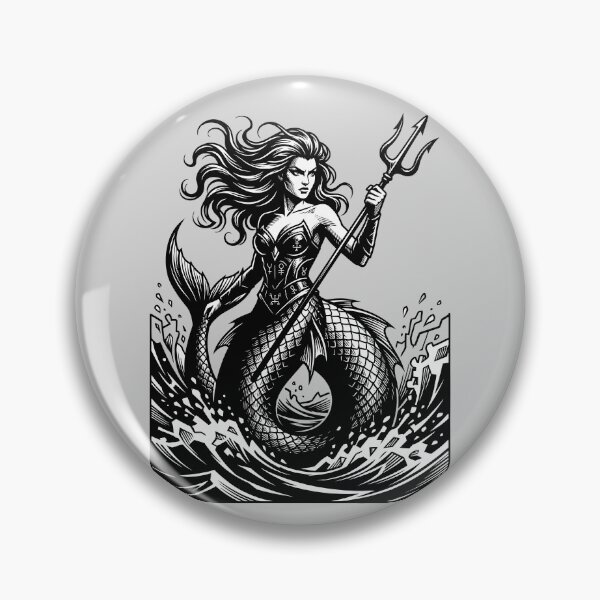 Item preview, Vepar Siren of the Infernal Seas Illustration designed and sold by taiche.