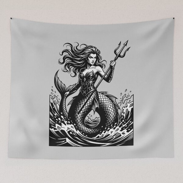 Item preview, Vepar Siren of the Infernal Seas Illustration designed and sold by taiche.