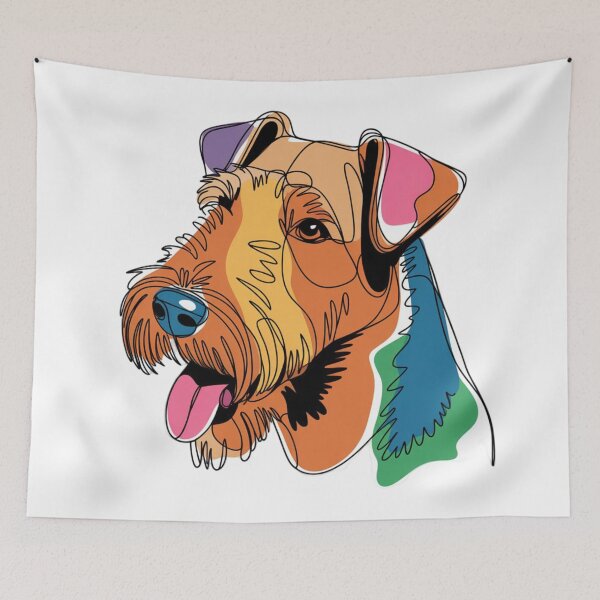 Item preview, airedale terrier dog breed designed and sold by 123ks.