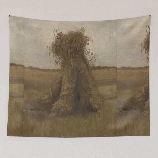 Item preview, Sheaves of Wheat by Vincent van Gogh: Rustic Post Impressionist Poster designed and sold by artofuniverse.