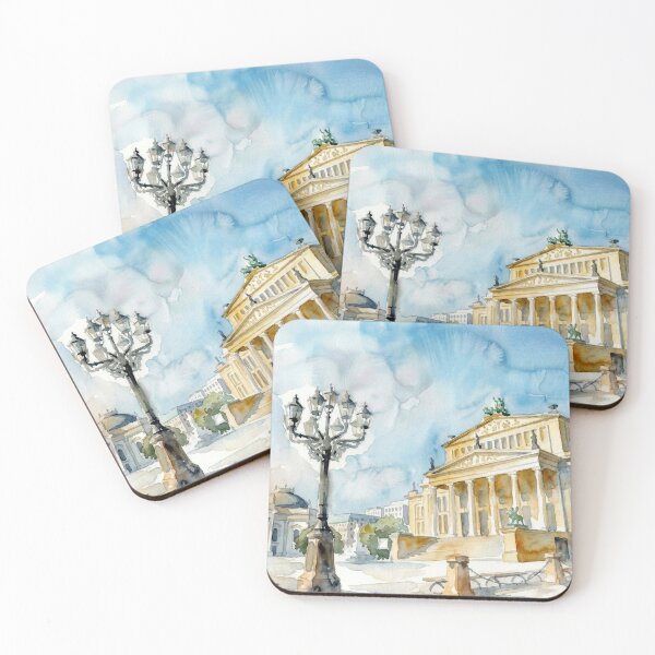 Item preview, Berlin Gendarmenmarkt Watercolor designed and sold by caracatita75.