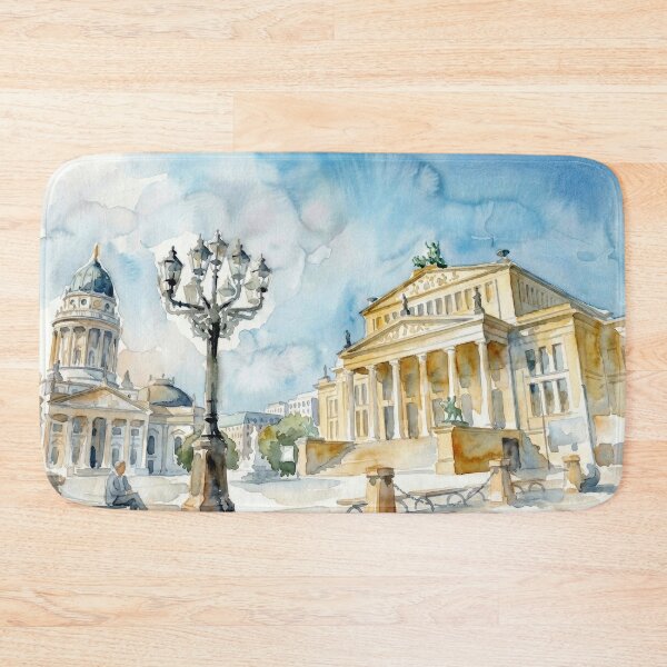 Item preview, Berlin Gendarmenmarkt Watercolor designed and sold by caracatita75.