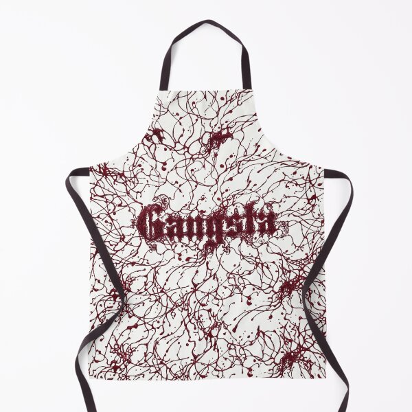 Item preview, Minimalist Blackletter Gangsta Typography Redbubble Print designed and sold by MarCinu Art.