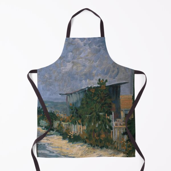 Item preview, Shelter on Montmartre by Vincent van Gogh: Post Impressionist Landscape Poster designed and sold by artofuniverse.