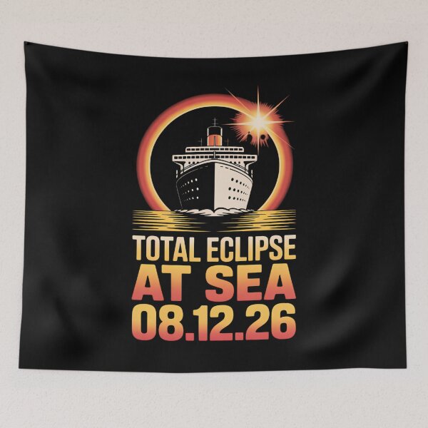 Item preview, Total Solar Eclipse At Sea 2026 Cruise Ship designed and sold by Majnon8bp.