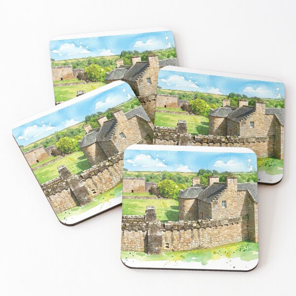 Item preview, Watercolour illustration of Craignethan Castle, Lanarkshire, Scotland designed and sold by davidelder.