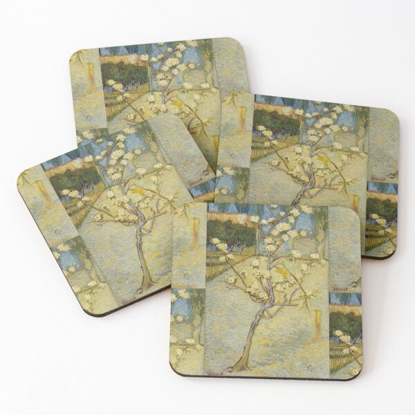 Item preview, Small Pear Tree in Blossom by Vincent van Gogh: Post Impressionist Floral Poster designed and sold by artofuniverse.