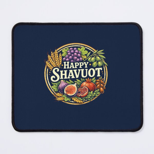 Item preview, Happy Shavuot – Seven Species Fruits designed and sold by Thank-HaShem.