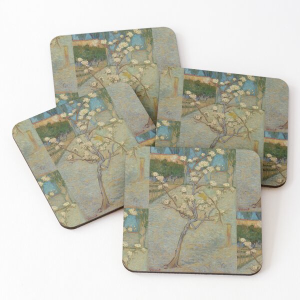 Item preview, Small Pear Tree in Blossom by Vincent van Gogh: Post Impressionist Poster designed and sold by artofuniverse.