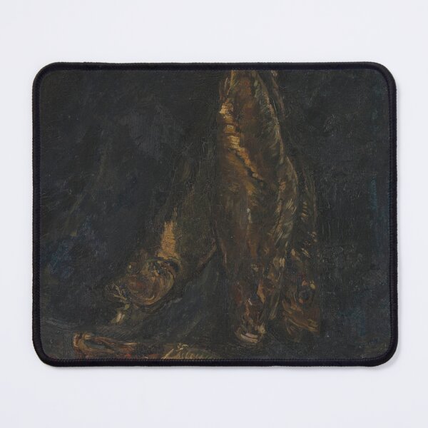 Item preview, Smoked Herrings by Vincent van Gogh: Moody Post Impressionist Kitchen Art designed and sold by artofuniverse.