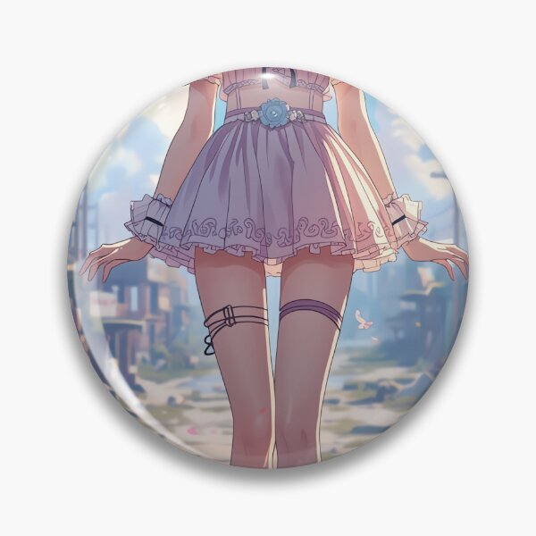 Item preview, Anime Girl Dreamy Post Apocalyptic Pastel Art designed and sold by CUpToDate.
