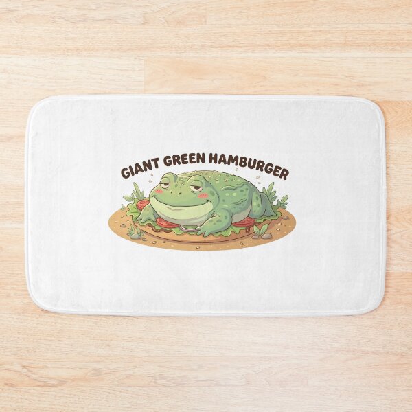 Item preview, Giant Green Hamburger African Bullfrog designed and sold by Petzzz.