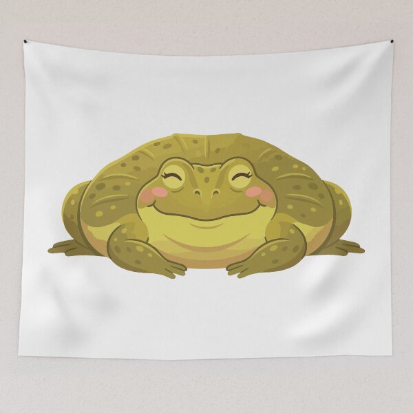 Item preview, Waiting For Food Lazy African Bullfrog designed and sold by Petzzz.