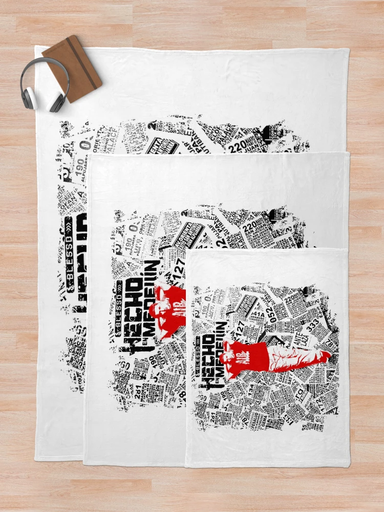 Thumbnail 5 of 6, Throw Blanket, Typographi Style Rapper designed and sold by KirinStudio.