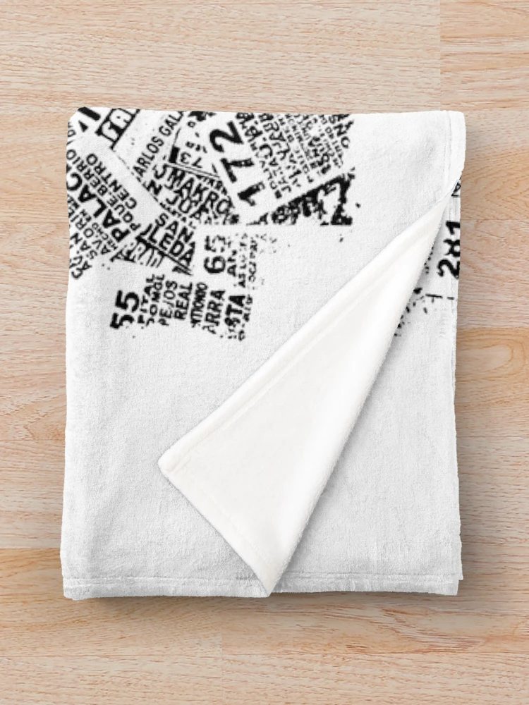 Thumbnail 3 of 6, Throw Blanket, Typographi Style Rapper designed and sold by KirinStudio.