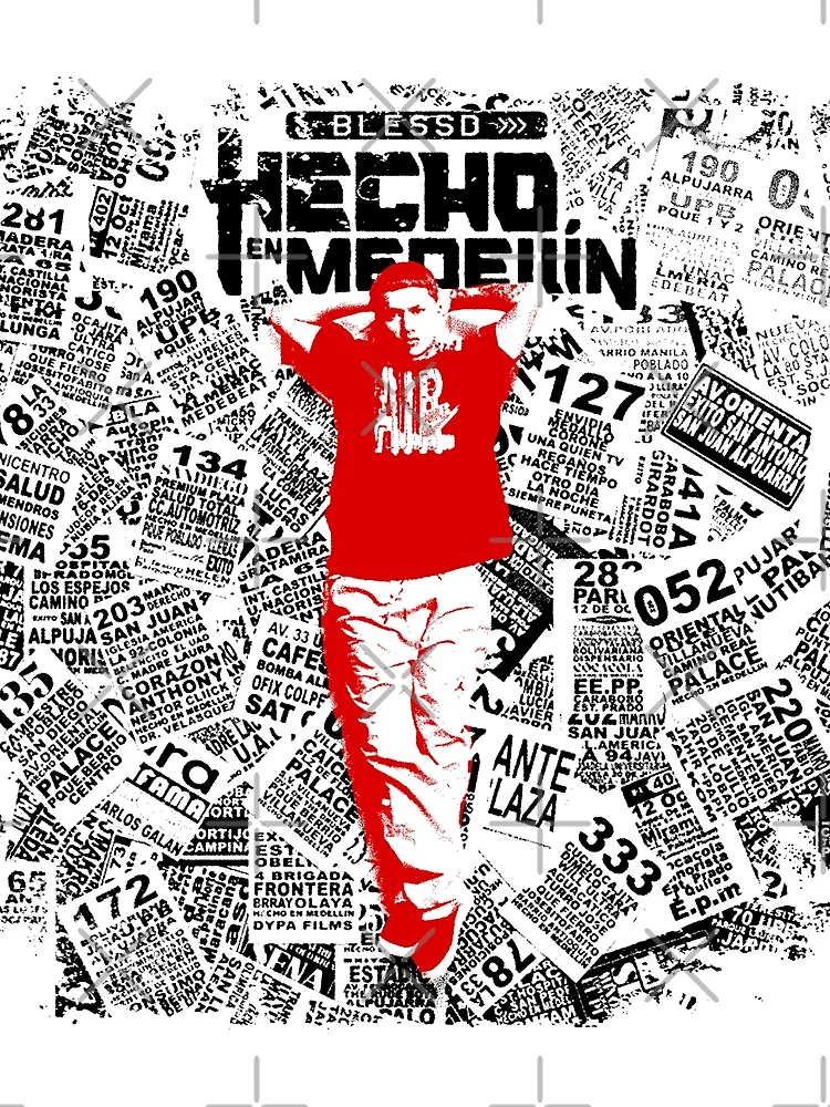 Thumbnail 3 of 3, Scarf, Typographi Style Rapper designed and sold by KirinStudio.