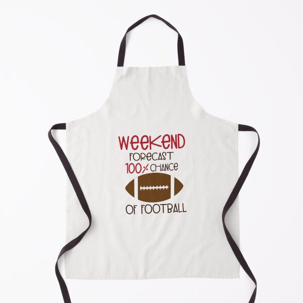 Item preview, Weekend Forecast 100% Chance of Football – Funny Game Day Shirt designed and sold by IdentityThread.