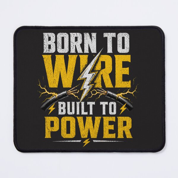 Item preview, Born To Wire Built To Power Electrician Shirt designed and sold by Drip5.