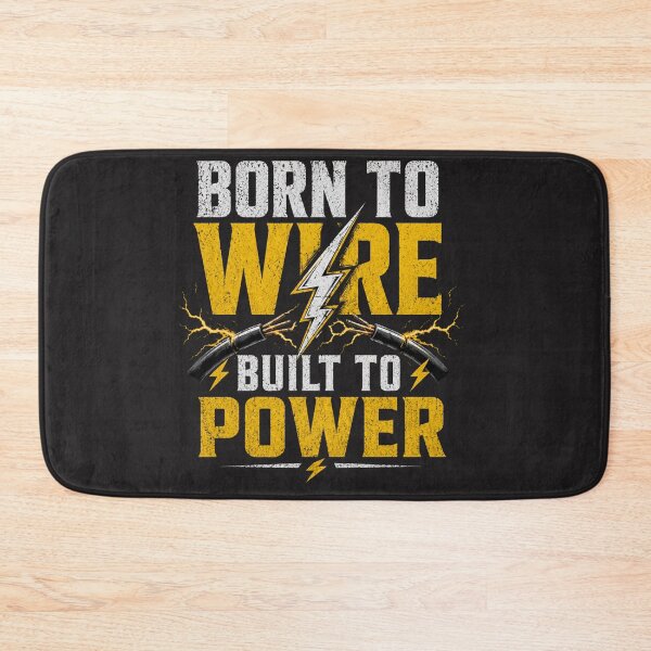 Item preview, Born To Wire Built To Power Electrician Shirt designed and sold by Drip5.