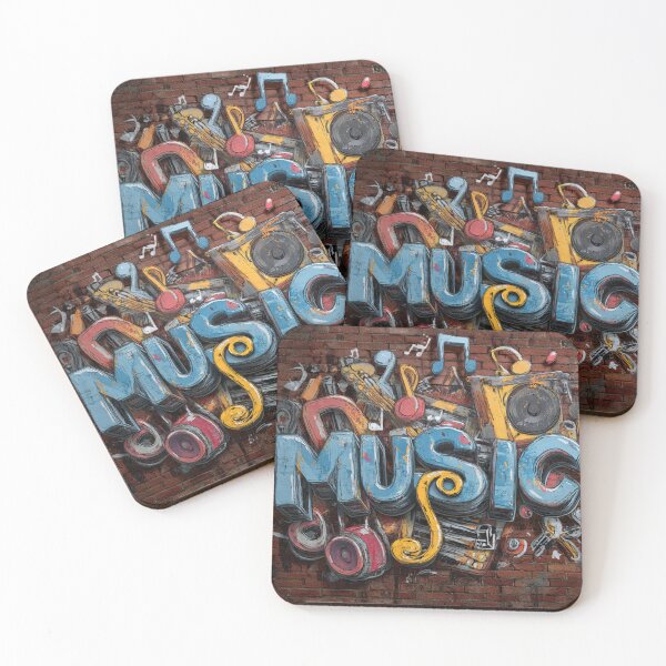 Item preview, Hip Hop Graffiti Urban Music Mural Street Art designed and sold by GrinGalore.