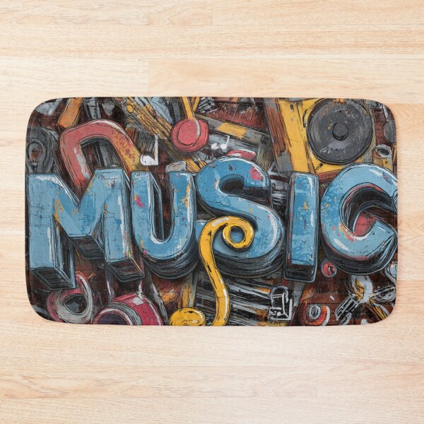 Item preview, Hip Hop Graffiti Urban Music Mural Street Art designed and sold by GrinGalore.