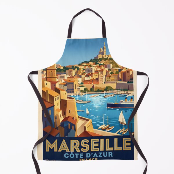 Item preview, Marseille Travel Poster designed and sold by Robert Lacy.