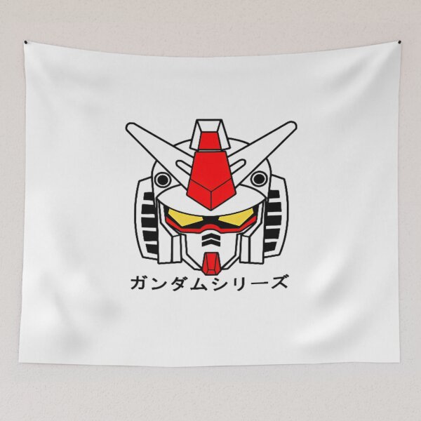 Item preview, Minimal Gundam Head Design – Japanese Mecha Anime Robot Face Art designed and sold by Dyan4.