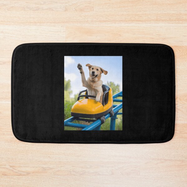 Item preview, Funny Labrador Dog Riding Roller Coaster designed and sold by KarimSoCute.