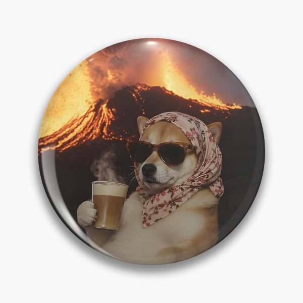 Item preview, Demure dog with glasses / Everything is on fire designed and sold by FigmaCreations.