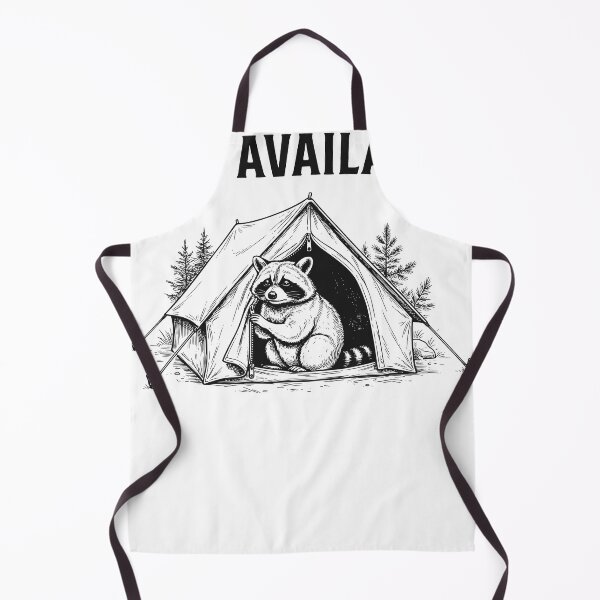 Item preview, Raccoon Avoiding Camping Design, Not Available Illustration designed and sold by TeeVerse27.