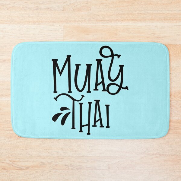 Item preview, Muay Thai Brush Calligraphy - Traditional Martial Arts Typography Design designed and sold by FightModeStudio.