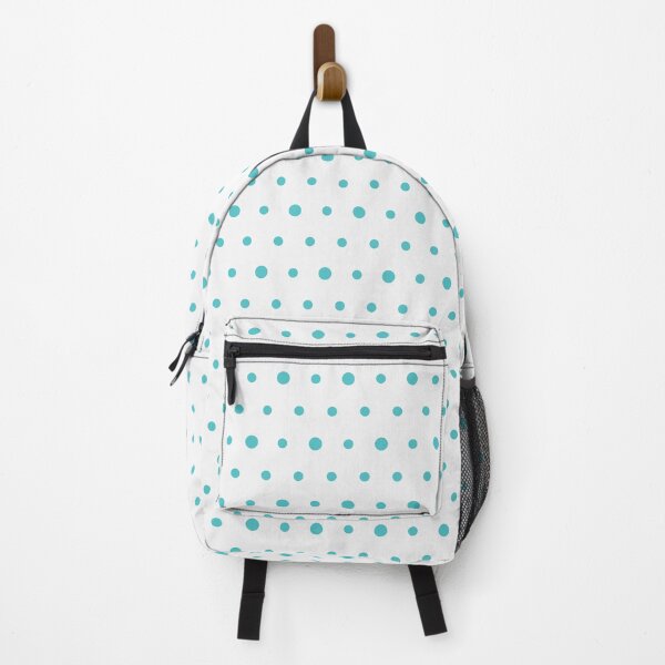 Item preview, White And Aqua Polka Dot Pattern designed and sold by pattern-archive.