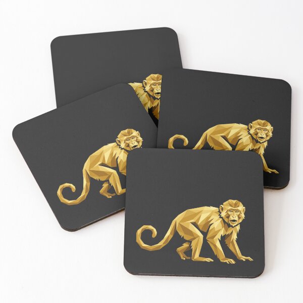 Item preview, Geometric Moving Monkey – Dynamic Animal Vinyl Decal for Athletes and Students designed and sold by bsbd-action.