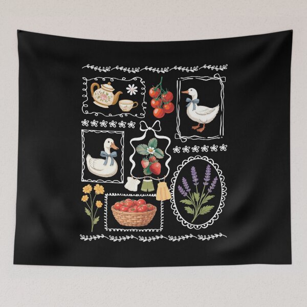 Item preview, Coquette Goose Cottagecore Floral Gardening designed and sold by KarimSoCute.