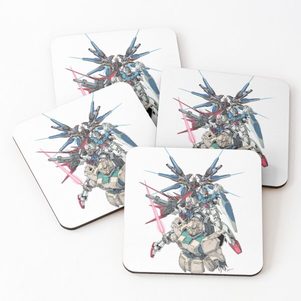 Item preview, Epic Gundam Mecha Battle Art – Detailed Anime Robot Action Illustration designed and sold by Dyan4.