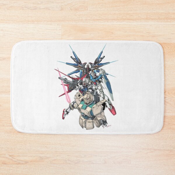 Item preview, Epic Gundam Mecha Battle Art – Detailed Anime Robot Action Illustration designed and sold by Dyan4.