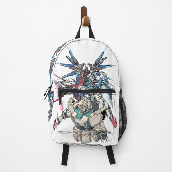 Item preview, Epic Gundam Mecha Battle Art – Detailed Anime Robot Action Illustration designed and sold by Dyan4.