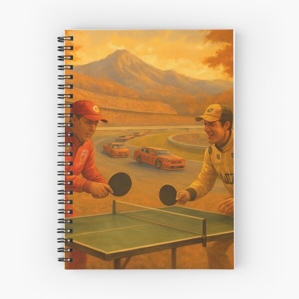 Item preview, Fast Lane Ping Pong - Race Car Driver Table Tennis Duel Art T-Shirt designed and sold by OhMyPingCo.