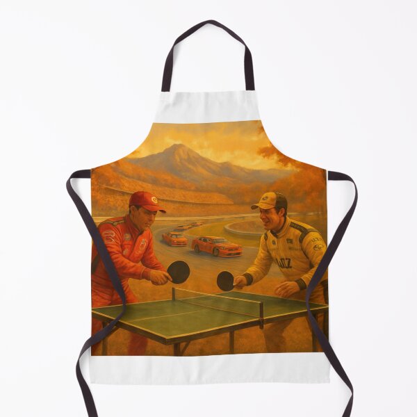 Item preview, Fast Lane Ping Pong - Race Car Driver Table Tennis Duel Art T-Shirt designed and sold by OhMyPingCo.