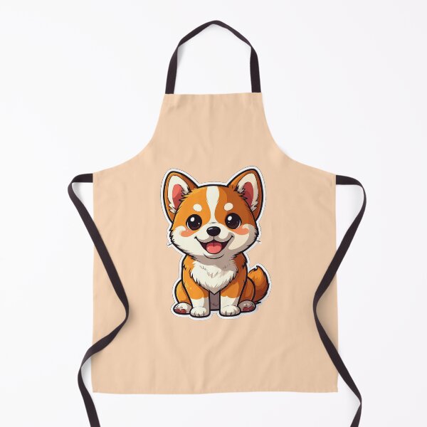 Item preview, Cute Corgi Puppy Sticker | Kawaii Smiling Dog designed and sold by PuffyInk.
