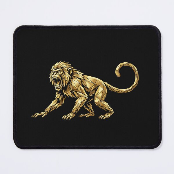 Item preview, Wild Monkey Roaring – Aggressive Ape Illustration for Extreme Nature Lovers designed and sold by bsbd-action.