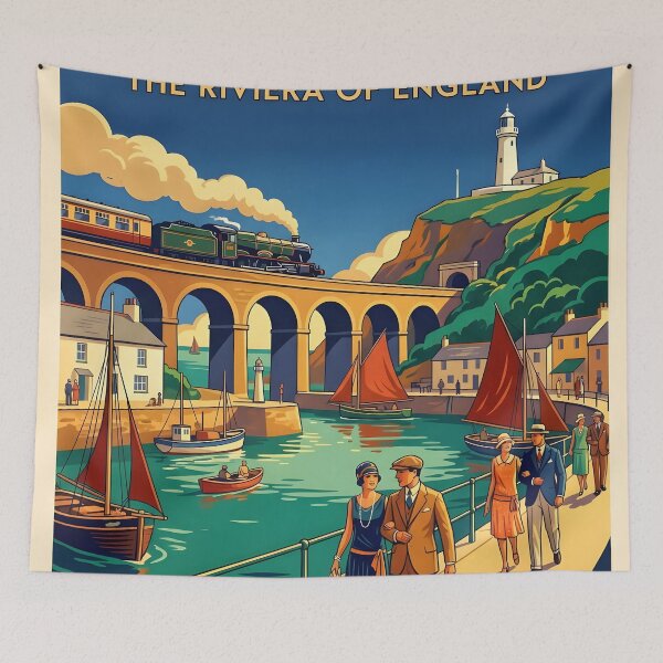 Item preview, Cornwall Travel Poster designed and sold by Robert Lacy.