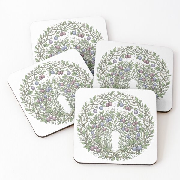 Item preview, Secret Plum Garden & Enchanted Archway designed and sold by MoonSoul Studio.