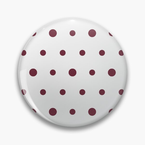 Item preview, White And Burgundy Polka Dot Pattern designed and sold by pattern-archive.