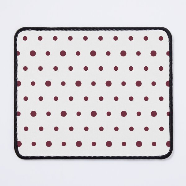 Item preview, White And Burgundy Polka Dot Pattern designed and sold by pattern-archive.