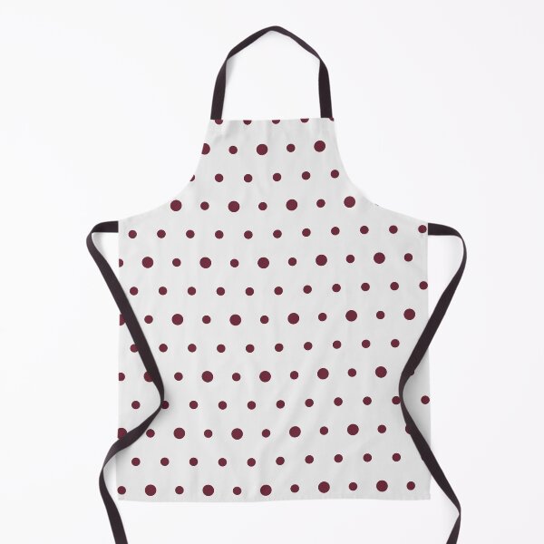 Item preview, White And Burgundy Polka Dot Pattern designed and sold by pattern-archive.